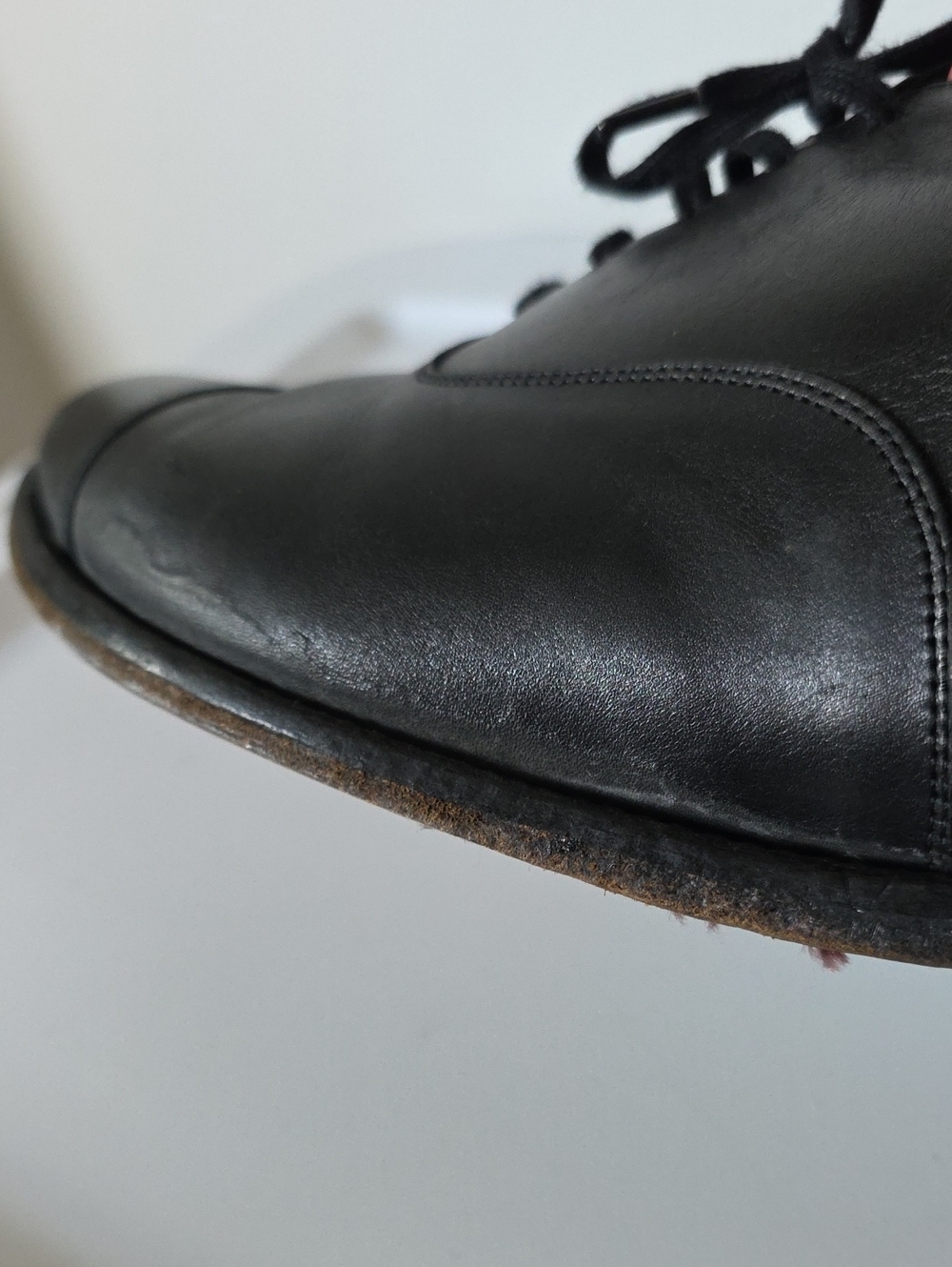 Mens Thursday Boot Co. Black Leather Chairman Dress Shoes - US 15 Wide - Picture 10 of 13